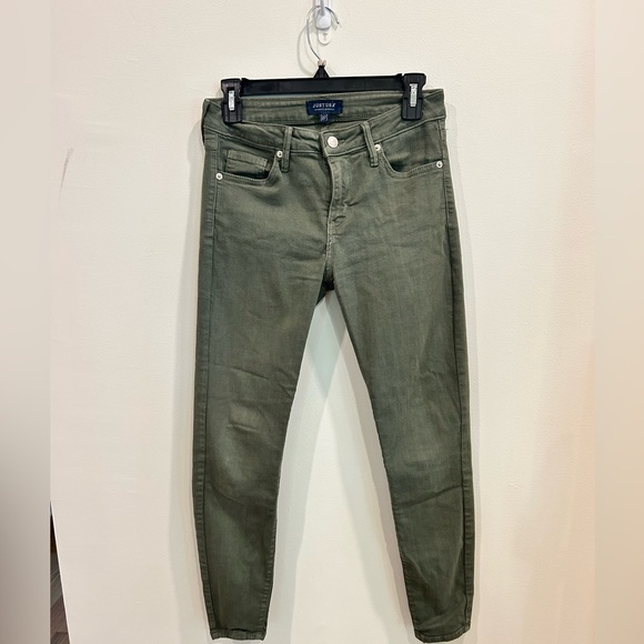 Women’s Just USA olive Mid-rise Skinny Jeans Size 27 - Picture 3 of 4